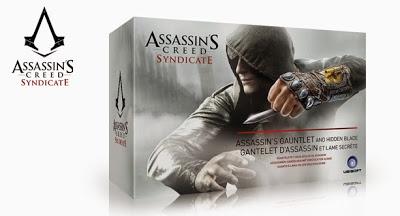 Merchandising de Assassin's Creed Syndicate: Guantelete con Hoja Oculta y Bastón Espada