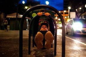 WMake Street Workout cerca de Korner Street Santa Cruz. Foto: Jonathan Garcia