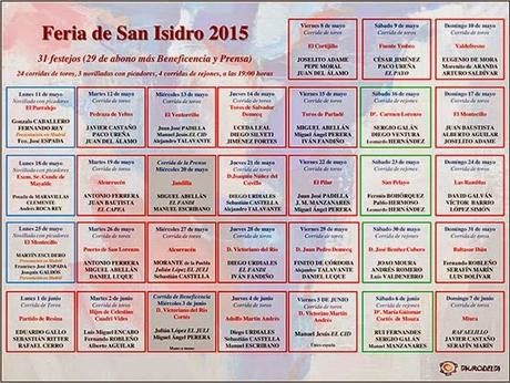 FIESTAS DE SAN ISIDRO 2015