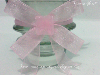 Frasco con flores (Reciclaje)