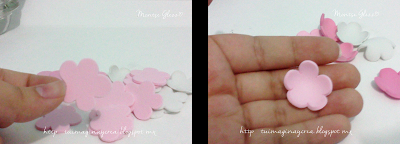 Frasco con flores (Reciclaje)