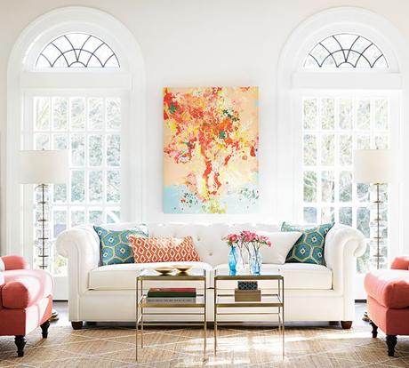 Decorar con coral y turquesa /Decorate with coral and turquoise