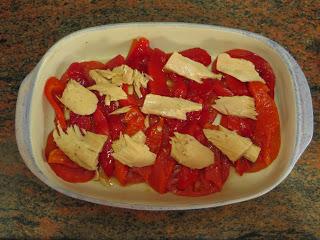ENSALADA DE PIMIENTOS ASADOS CON BONITO