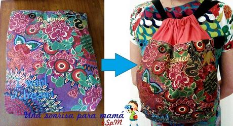 Transformar bolso en mochila