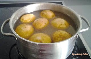 Carne de fiesta con papas arrugás