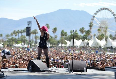 actuación en el Coachella Festival