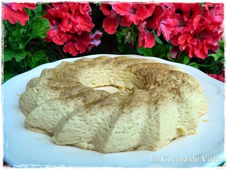 Tarta de Queso al Dulce de Leche microondas