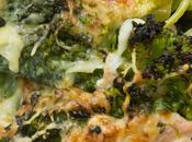 Brócoli gratinado salmón ahumado salsa bechamel ligera