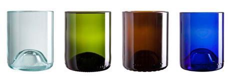 Verde botella, glass objects made by hand