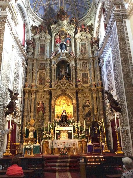 La Iglesia del Convento de San Leandro (2): el Retablo Mayor.