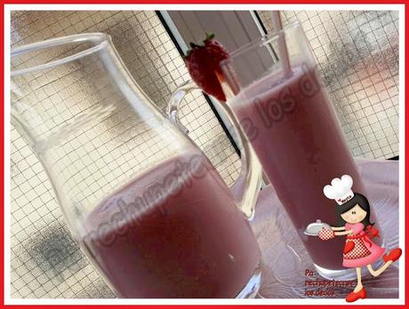 *Batido de fresas (thermomix)