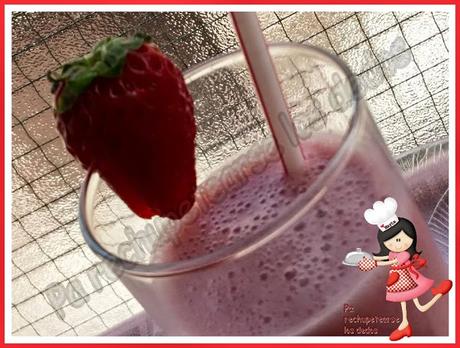 *Batido de fresas (thermomix)