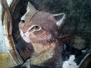 Lámina que muestra de cerca el craquelado. Se puede poner cualquier lámina a través de decoupage