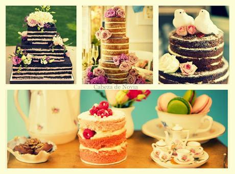 Naked Cakes o Tortas desnudas: Tendencia irresistible en Bodas 2015