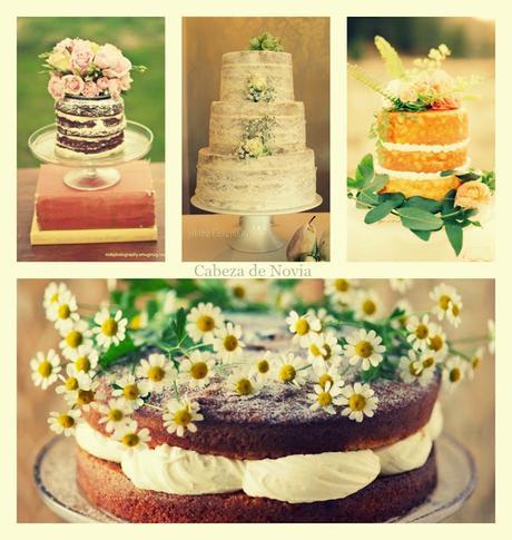 Naked Cakes o Tortas desnudas: Tendencia irresistible en Bodas 2015