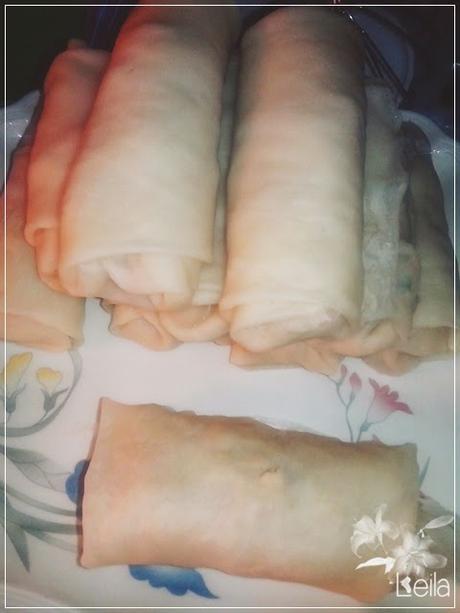 Burek rellenos de Pad thai