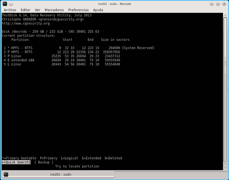 Como recuperar particiones dañadas con TestDisk Como recuperar particiones dañadas con TestDisk
