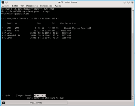 Como recuperar particiones dañadas con TestDisk Recuperación de particiones TestDisk