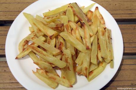 Patatas al horno tipo fritas