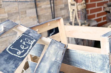 Reciclar cajas de frutas en casa