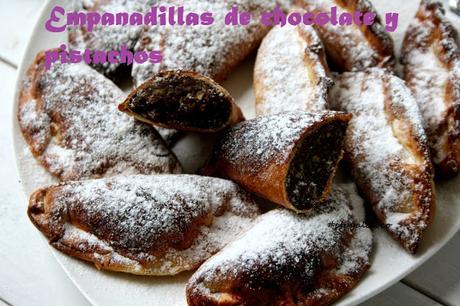 Empanadillas de chocolate y pistachos