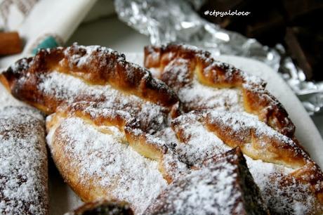 Empanadillas de chocolate y pistachos