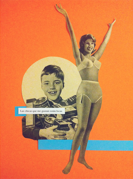 LovelyRita, una mezcla de collages, copys y vintagismo molón. Collage machismo feminismo collage