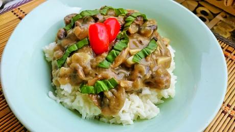 Sroganoff de champiñones