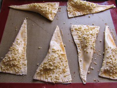 Triángulos de crema