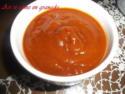 Salsa de pimientos asados