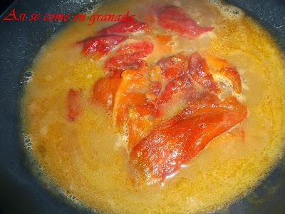 Salsa de pimientos asados