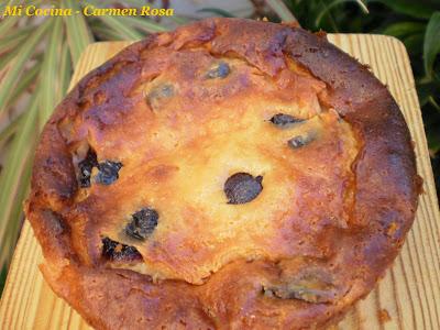 TARTA DE QUESO CON CEREZAS EN AGUARDIENTE