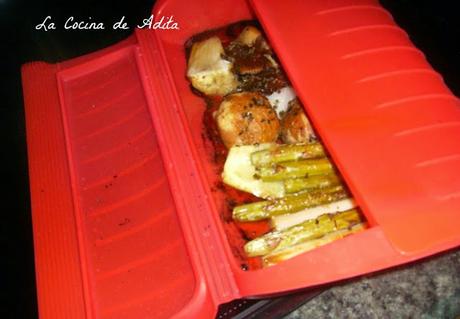 Verduras al vapor (dieta