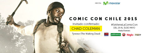 Actor de #TheWalkingDead es el nuevo confirmado a la #ComicConChile2015