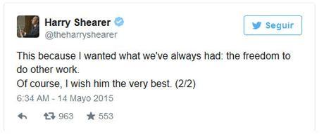 Conmoción en ‘Los Simpson’, personajes míticos podrían desaparecer Harry Shearer twitter 2