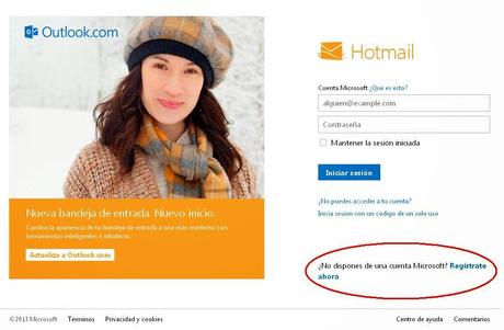 Paso a paso: como crear un correo Hotmail.