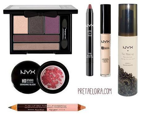 Look Morado productos NYX