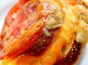 Budín salado lacón, queso piña