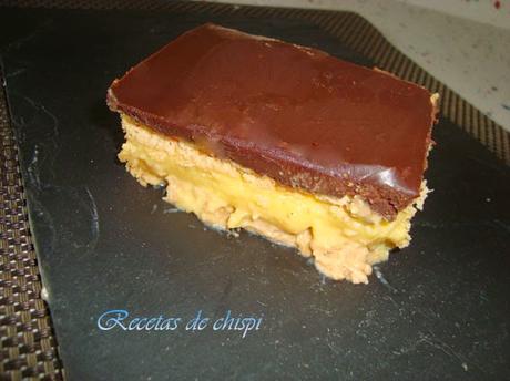 PASTEL DE FLAN Y GALLETAS