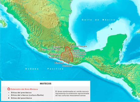 mapa cultura mixteca