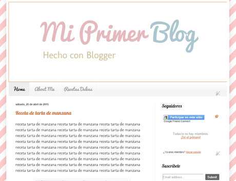 Tutoriales Blogger para Dummies: Header y Fondo