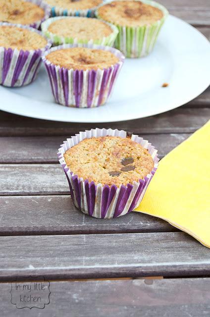 Magdalenas de plátano y yogur