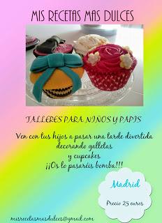 TALLERES DE GALLETAS EN MADRID (CALENDARIO MAYO JUNIO)