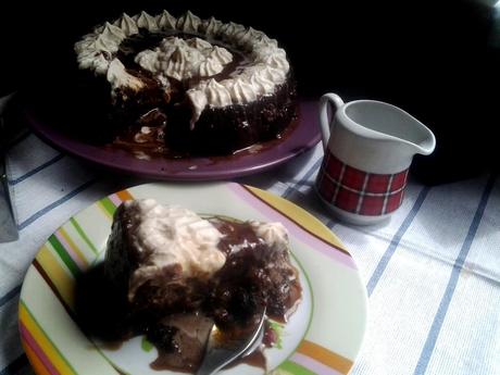 TARTA SACHER.. CON SIROPE DE LICOR CAFÉ CASERO .....SIN PALABRAS