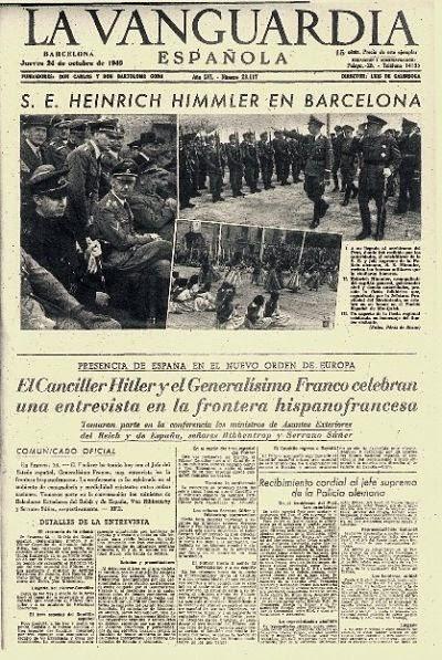 La prensa española durante la Segunda Guerra Mundial La prensa española durante la Segunda Guerra Mundial