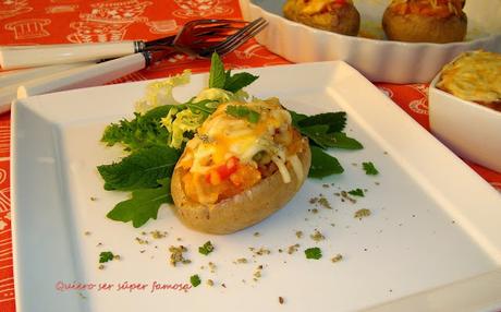 Patatas rellenas de bacalao