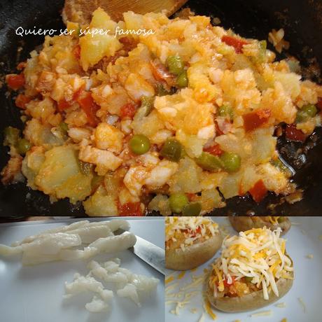 Patatas rellenas de bacalao