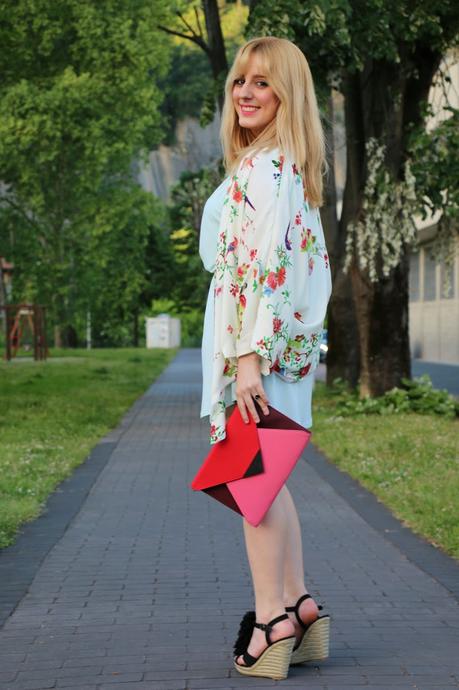 Vestido y kimono para primavera