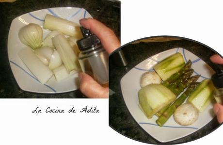 Verduras a la plancha (dieta)