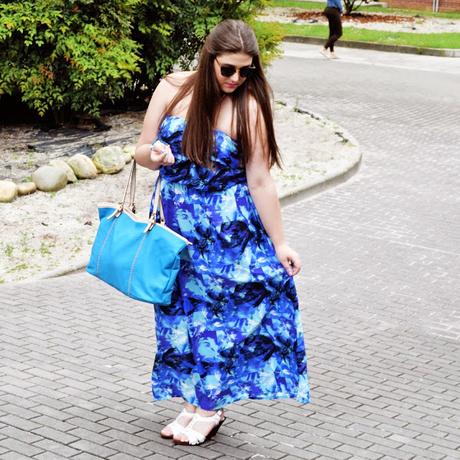 Outfit of the Day ~ Vestido largo ~ Denim & Maxi Dress